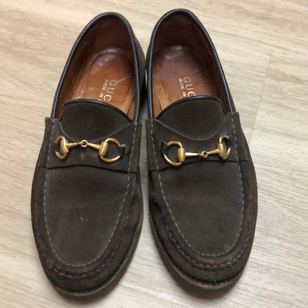 Gucci lug sole loafer